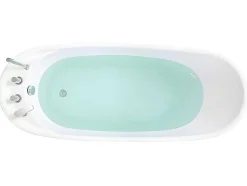 Vrijstaande Badkuip Natalia - Eenpersoons - 170X75X73Cm - 282L - Wit