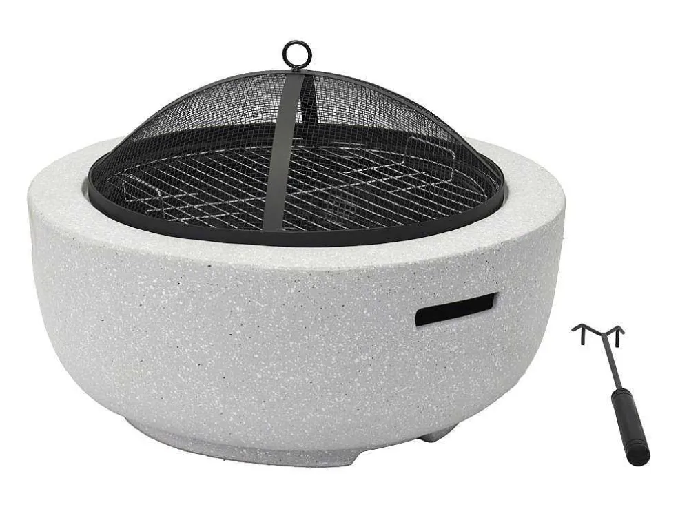 Vuurkorf-Grill Van Mgo - L60,5 X D60,5 X H42,5 Cm - Garmona
