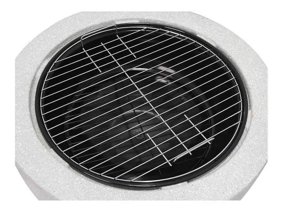 Vuurkorf-Grill Van Mgo - L60,5 X D60,5 X H42,5 Cm - Garmona