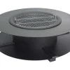 Vuurkorf-Plancha/Grill Met Bergruimte Voor Hout - L120 X B120,5 X H40 Cm - Barcena