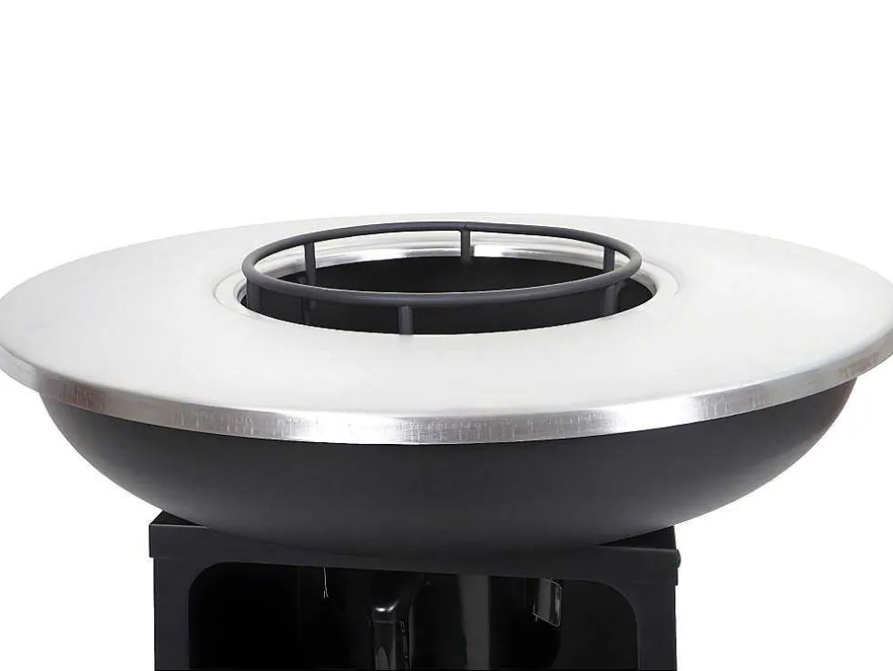 Vuurschaal Met Grillplaat Mcw-K97, O66Cm Zwart