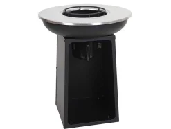 Vuurschaal Met Grillplaat Mcw-K97, O59Cm Zwart