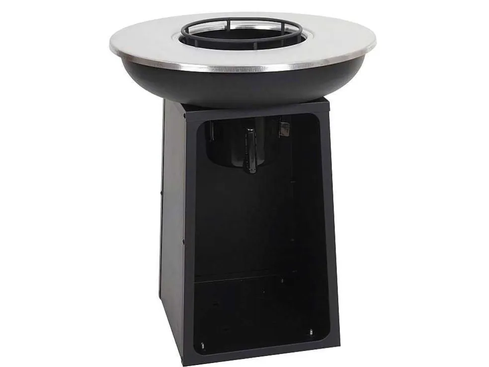 Vuurschaal Met Grillplaat Mcw-K97, O59Cm Zwart