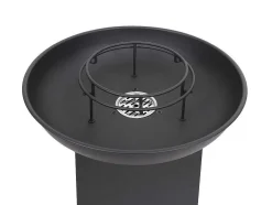 Vuurschaal Met Grillplaat Mcw-K97, O59Cm Zwart