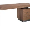 Walnoot En Stalen Bureau 3237 Angel Cerda