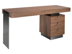 Walnoot En Stalen Bureau 3237 Angel Cerda