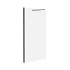 Wand Voor Inloopdouche Mat Zwart Met Industriele Stijl - 140X200 Cm - Daren