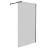 Wand Voor Inloopdouche Malika - 140 X 200 Cm - Grijs Glas
