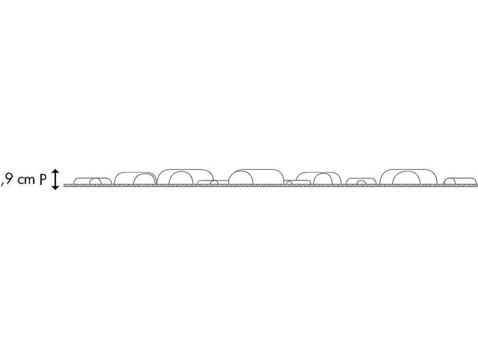 Wandpaneel 3D Sandle Om Te Verven - Set Van 6 Stuks, 3M