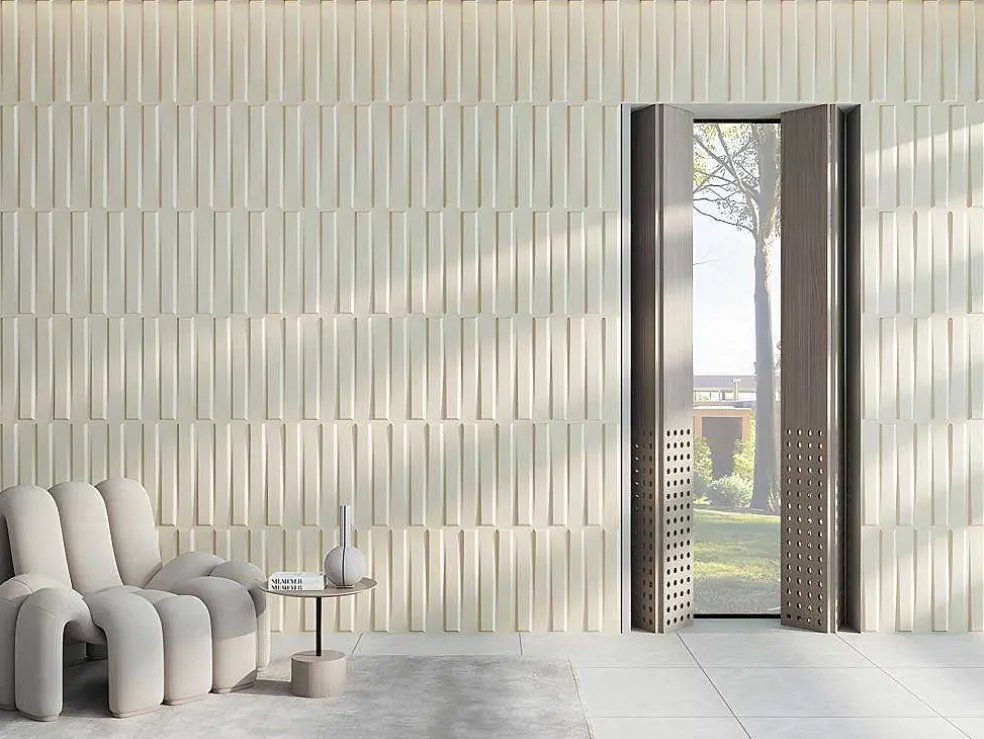 Wandpaneel 3D Strait Om Te Verven - Set Van 12 Stuks, 3M