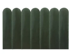Wandpaneel Voor Hoofdeinde Japi - 210 Cm - Fluweel - Groen - Van Pascal Morabito