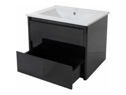 Wastafel + Wastafelmeubel Mcw-B19, Zwart