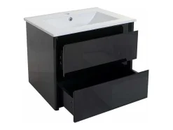 Wastafel + Wastafelmeubel Mcw-B19, Zwart