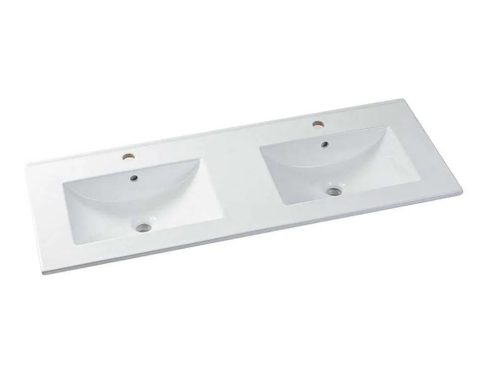 Wastafelmeubel Met Inbouwwastafel - Eikenfineer - 120 Cm - Cosmoti