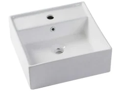 Wastafelmeubel Met Opzetwastafel - Eikenfineer - 80 Cm - Cosmoti