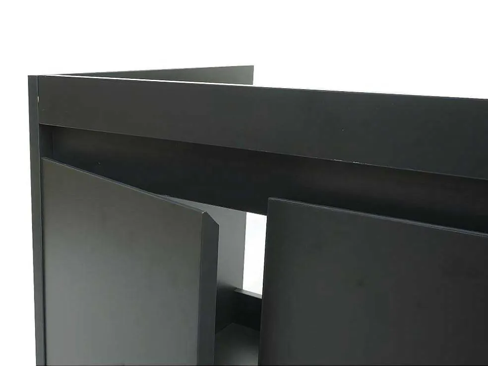 Wastafelonderbouw Mcw-L86, Zwart