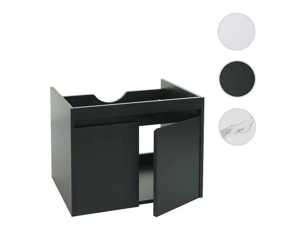 Wastafelonderbouw Mcw-L86, Zwart