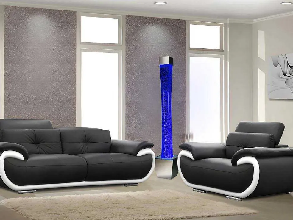 Waterbubbellamp Met Pot Gobie - Led Verlichting Met Kleurveranderingen - H183 Cm