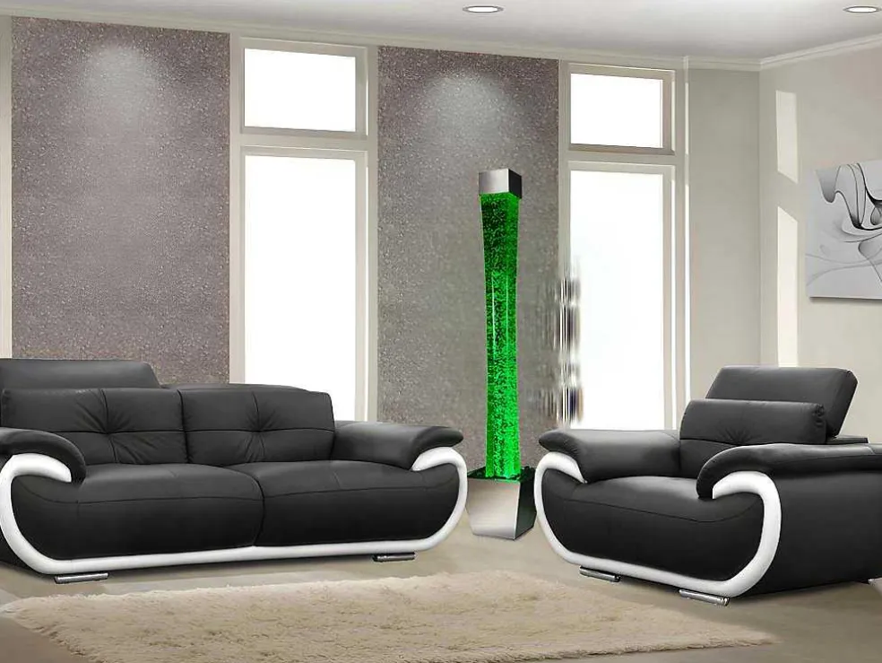 Waterbubbellamp Met Pot Gobie - Led Verlichting Met Kleurveranderingen - H183 Cm