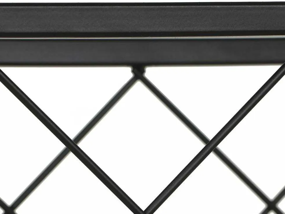 Wijnfleshouder Voor 32 Flessen - L55 X H71 Cm - Metaal - Zwart - Bolinar