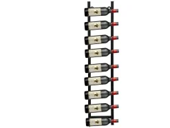 Wijnfleshouder Voor 9 Flessen - L19 X H92 Cm - Metaal - Zwart - Routal