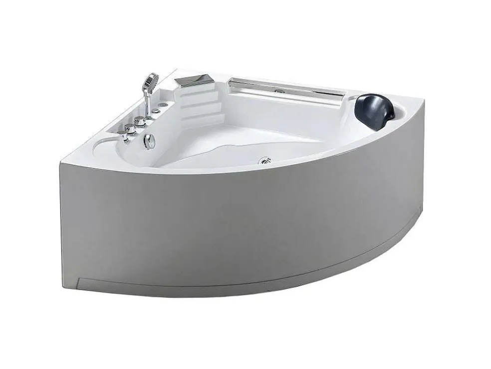 Witte Hottub Voor 1 Persoon 135 X 135 Cm 6 Jets Sage