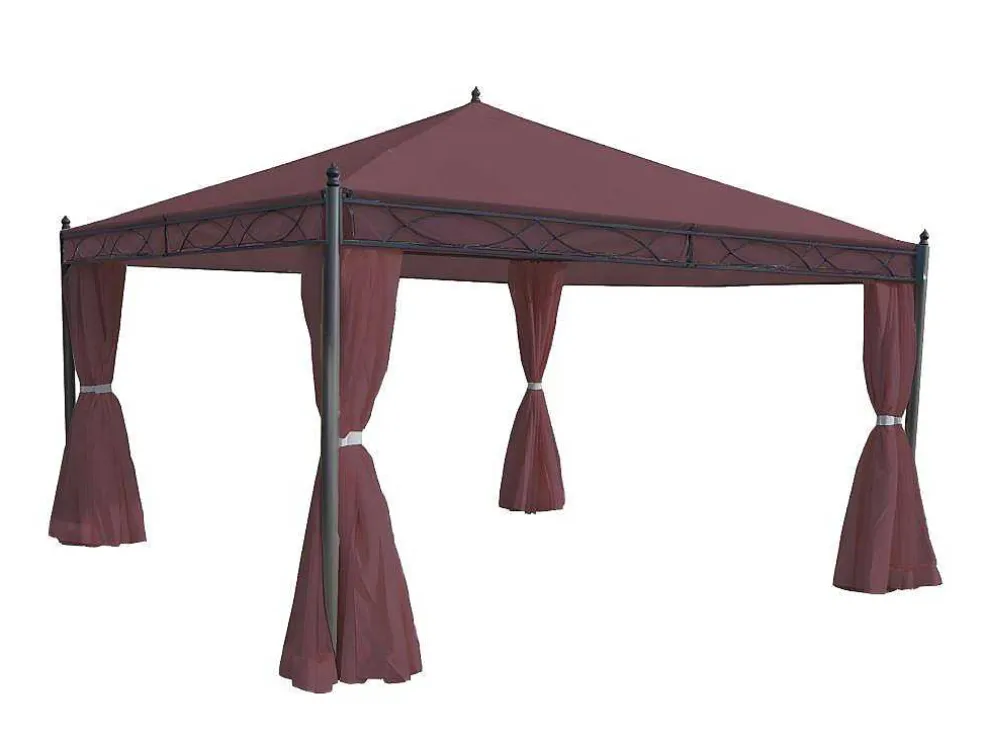 Zijwand Voor Pergola Calpe Iii, Roodbruin