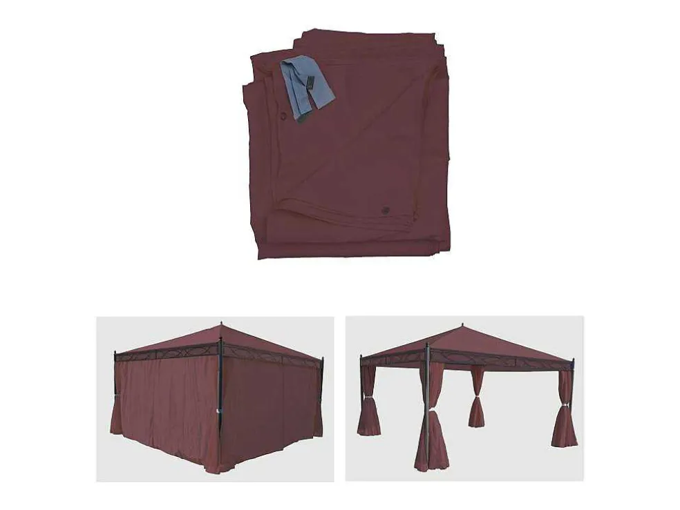 Zijwand Voor Pergola Calpe Iii, Roodbruin