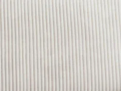 Zitbank 2 Plaatsen Beige Ribfluweel Amelia