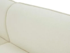 Zitbank Met 3 Plaatsen En Bekleding In Beige Textuurstof Fanira