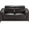 2-Zitsbank Bruin Leer Relaxmechanismen 6050 Angel Cerda
