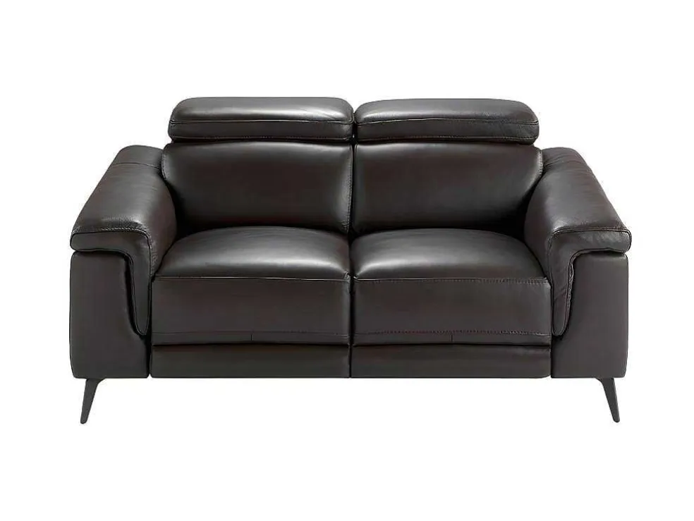 2-Zitsbank Bruin Leer Relaxmechanismen 6050 Angel Cerda