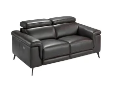 2-Zitsbank Bruin Leer Relaxmechanismen 6050 Angel Cerda