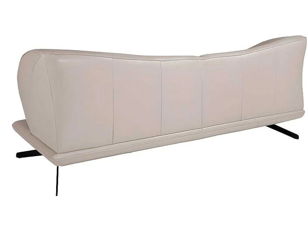 3-Zitsbank In Taupe Grijs Rundleder 6146 Angel Cerda