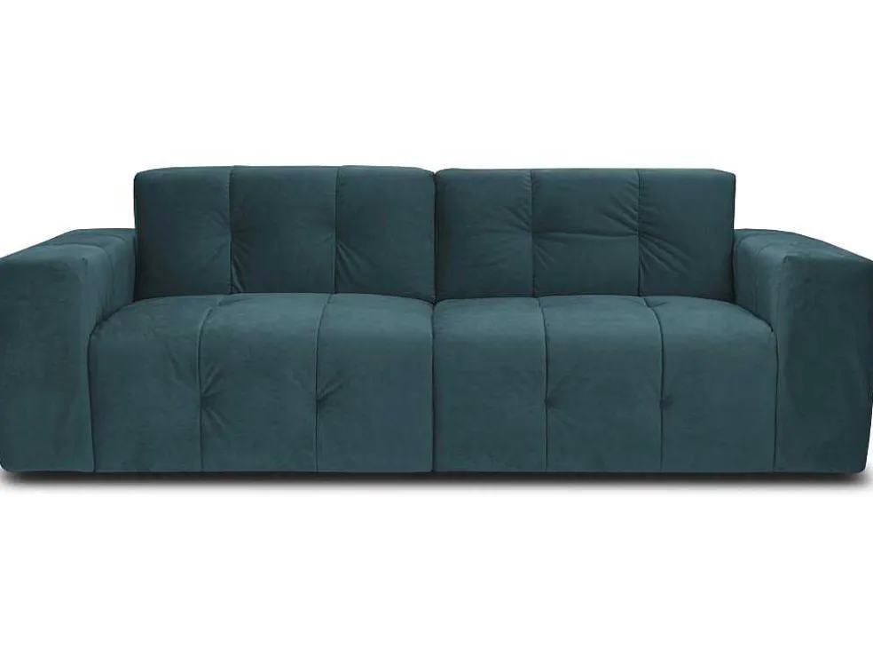 3-Zitsbank Van Eendenblauw Fluweel Inirida