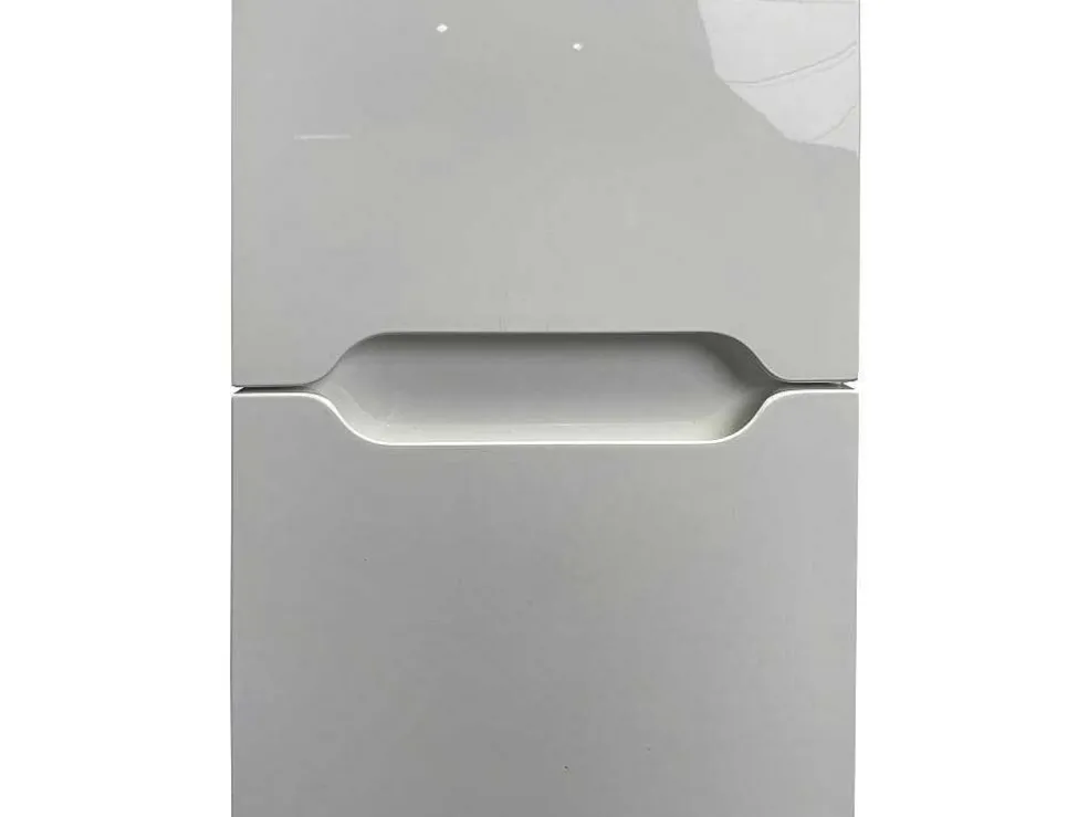 Zwevend Wastafelmeubel Met Dubbel Inbouwbekken En Kast - Wit - 120 Cm - Selita