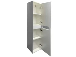 Zwevend Wastafelmeubel Met Dubbel Inbouwbekken En Kast - Wit - 120 Cm - Selita